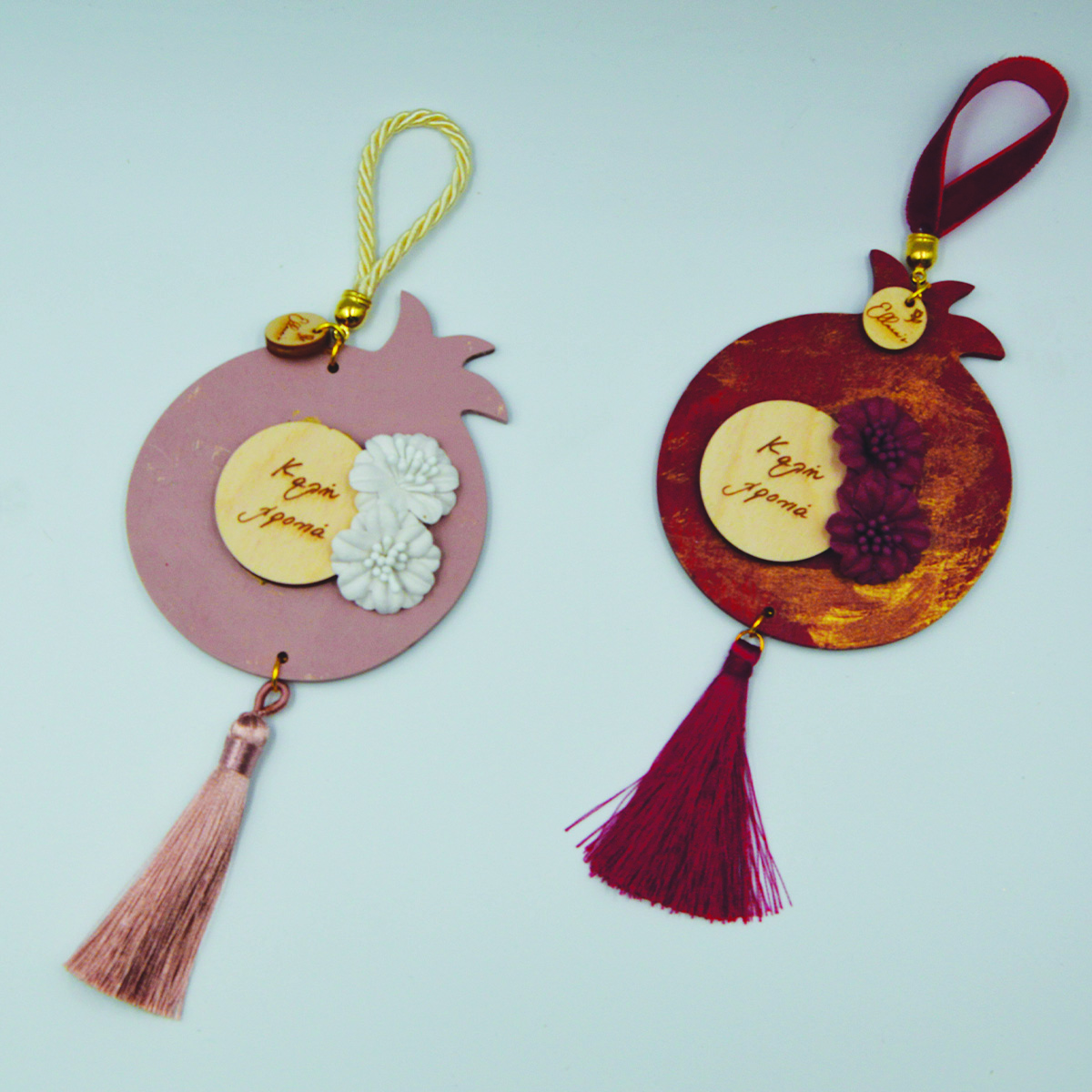 Ξύλινο κρεμαστό ρόδι